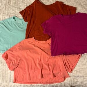 Lululemon Assorted Cropped Tee’s